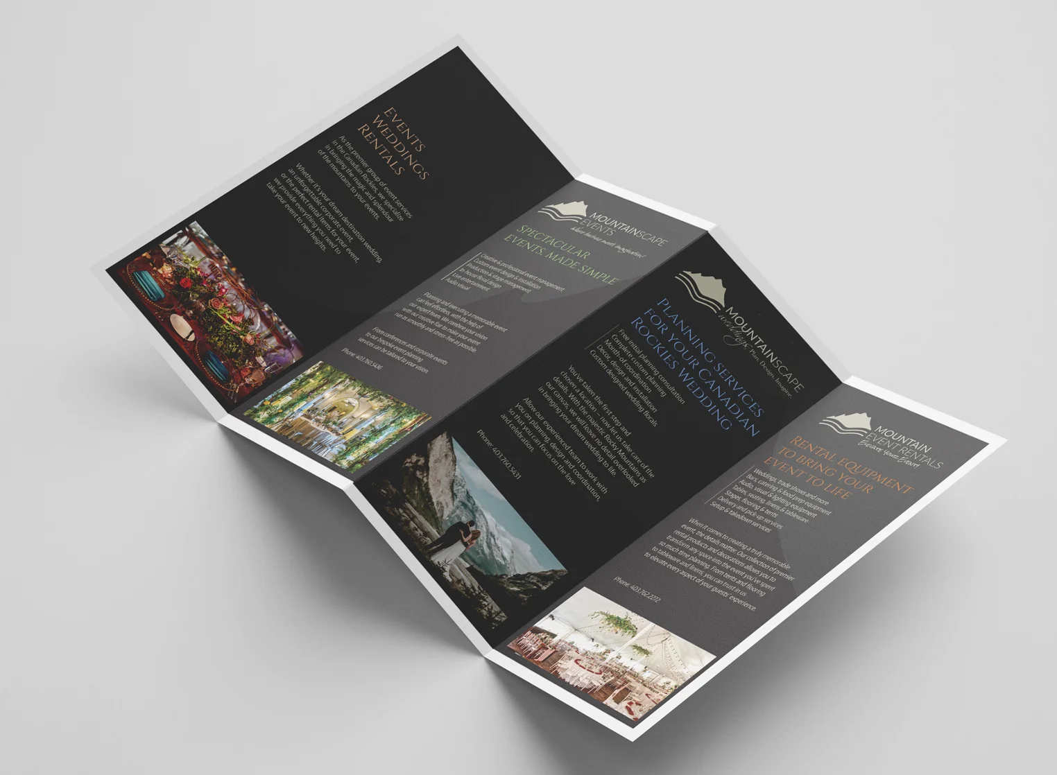 Mountain Events Brochure | Creative Elements Consulting